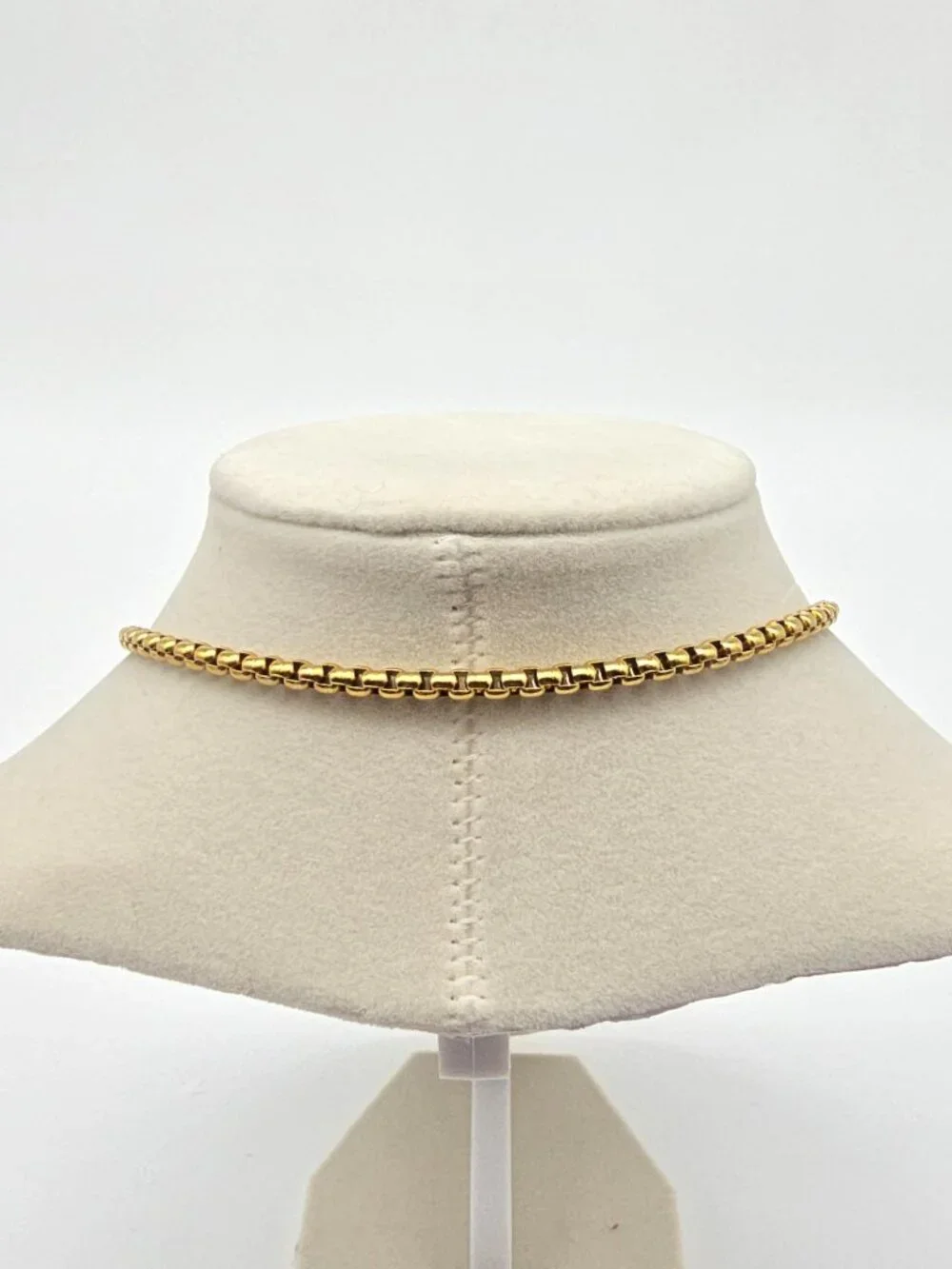 Horse Show Style Stainless Steel Chain with Authentic Louis Vuitton Padlock